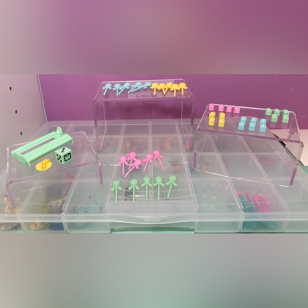 Polly Pocket board game pieces